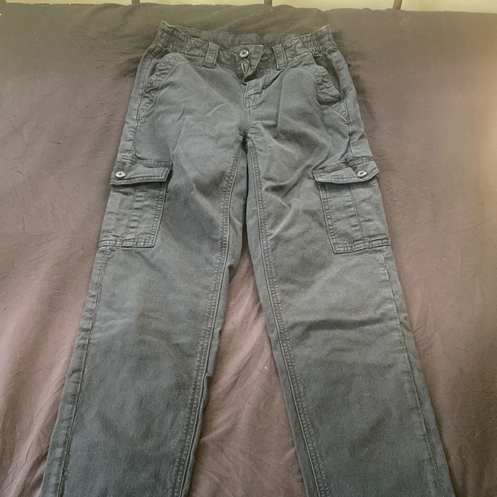 American Eagle Cargo Pants, black, women’s size - 000 short